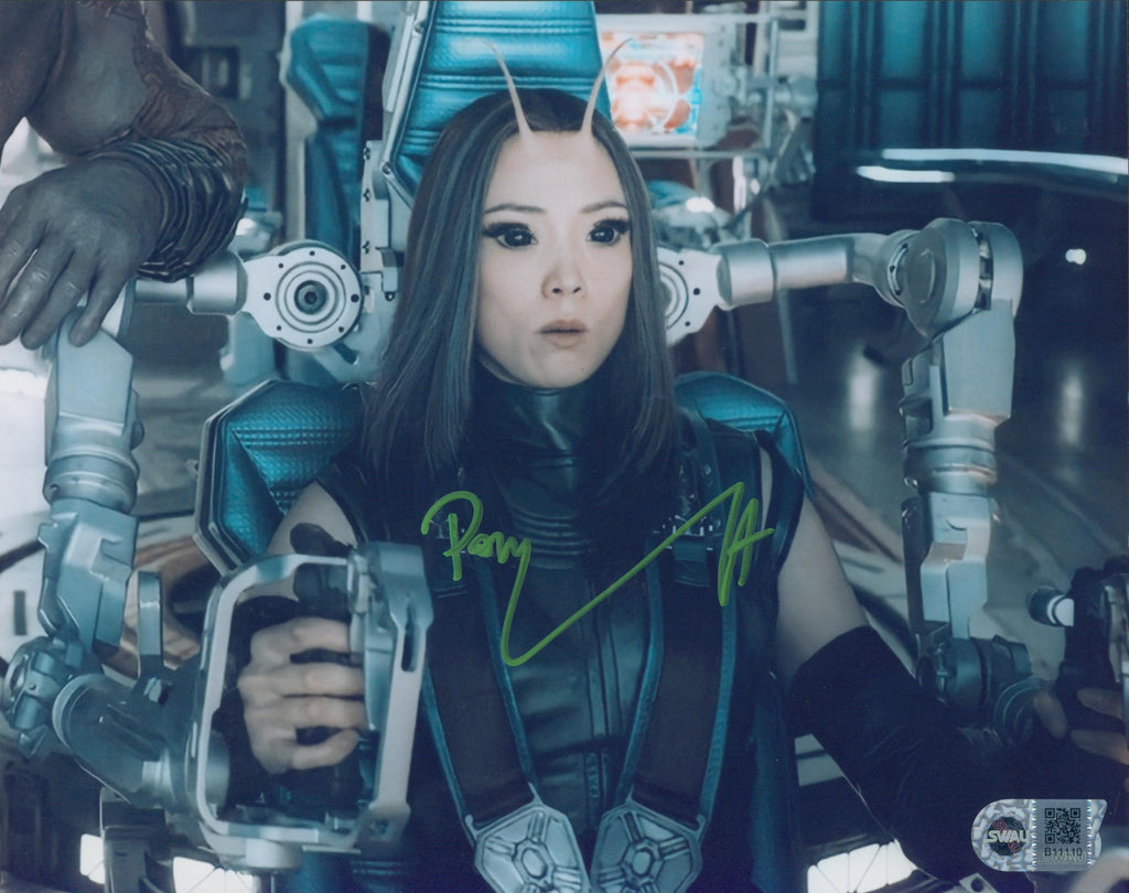 Pom Klementieff Signed 8x10 Photo - SWAU Authenticated - SWAU