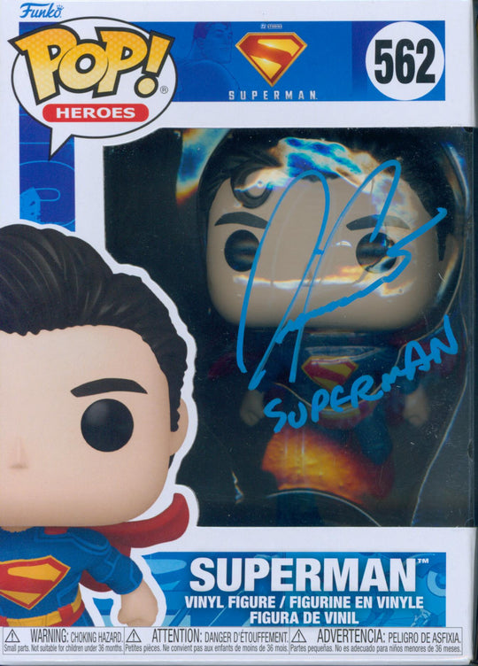David Corenswet Signed Funko POP! - SWAU Authenticated