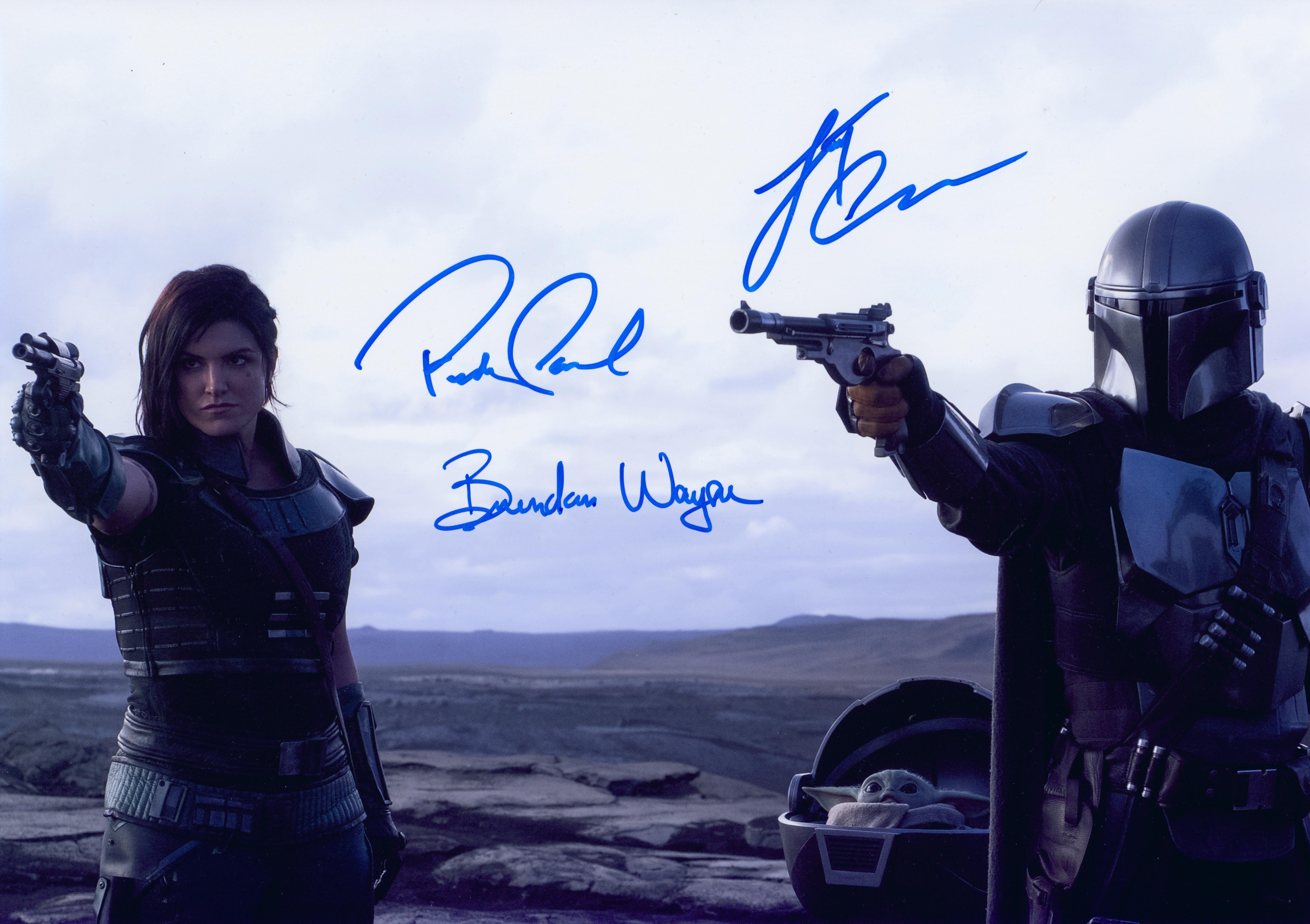 Pedro Pascal, Brendan Wayne, & Lateef Crowder Signed 16x20 Photo - SWAU Authenticated - SWAU