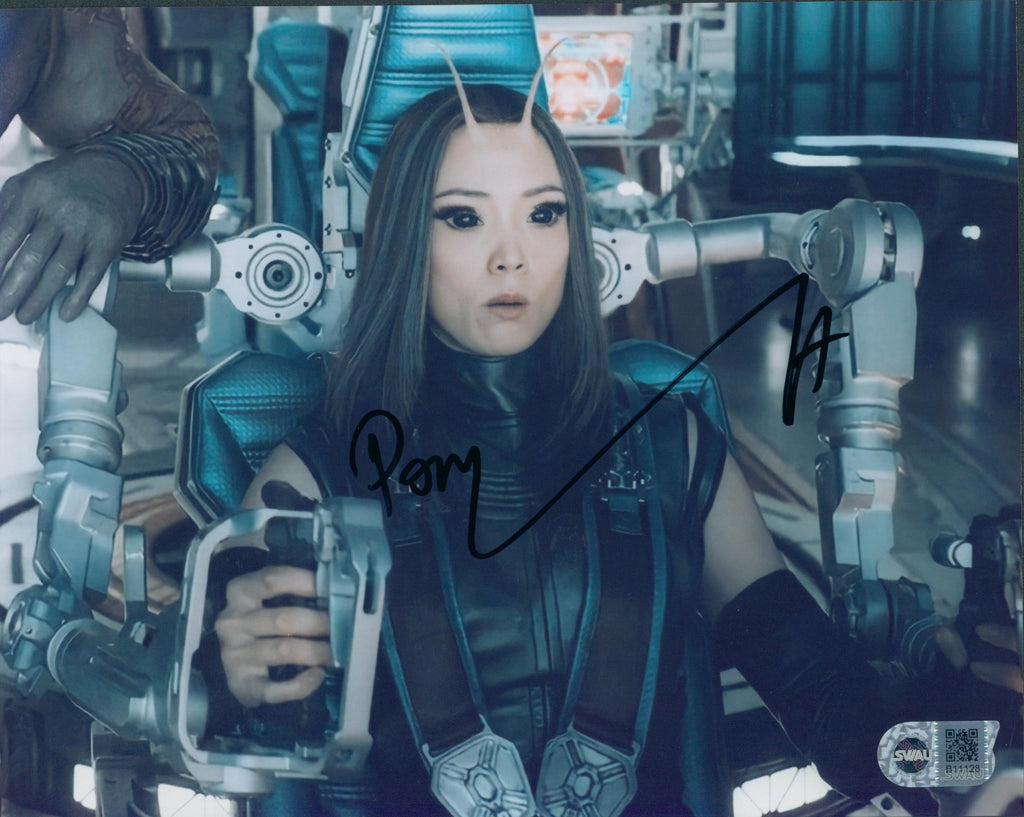 Pom Klementieff Signed 8x10 Photo - SWAU Authenticated - SWAU