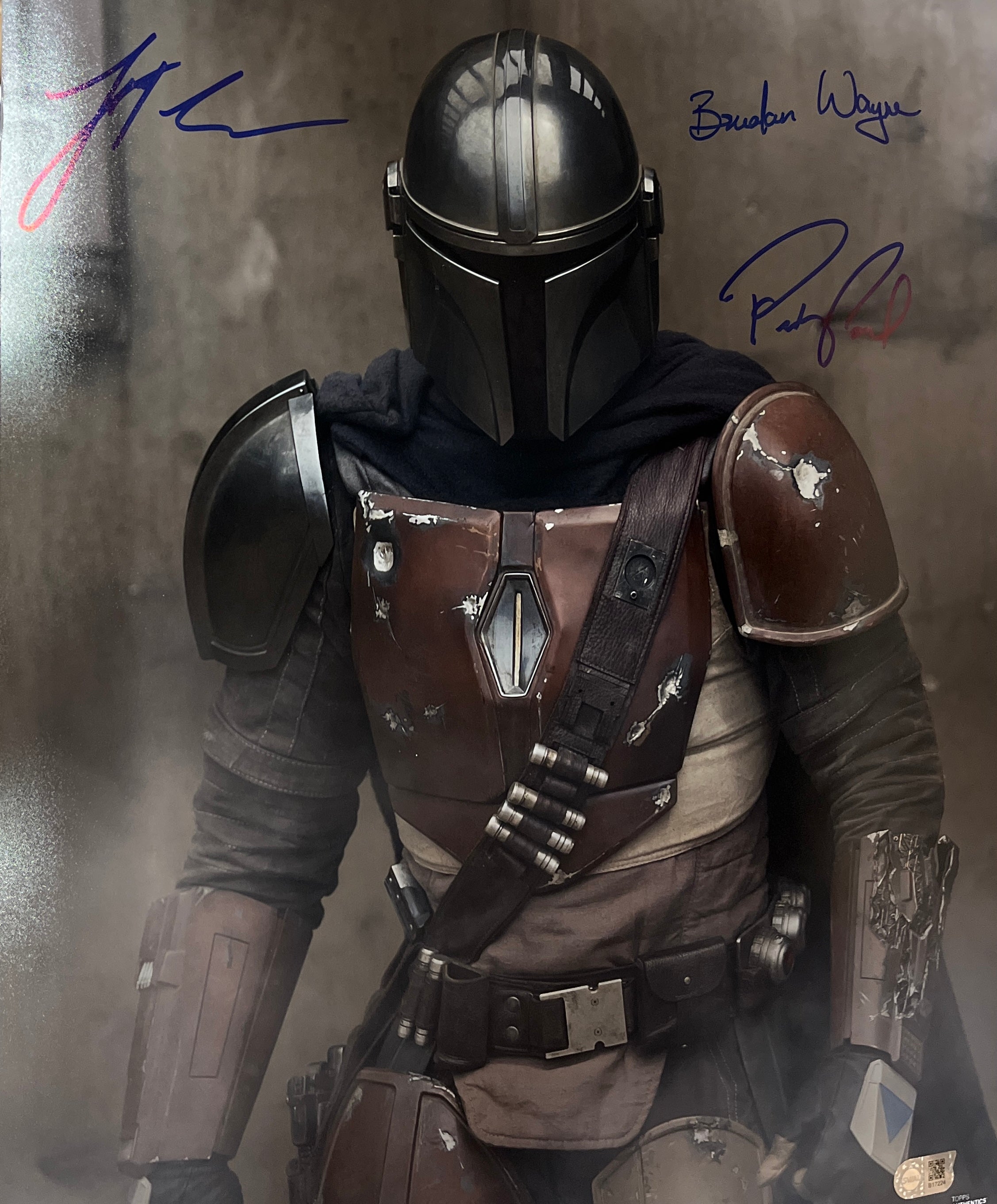 Pedro Pascal, Brendan Wayne, & Lateef Crowder Signed 16x20 Photo - SWAU Authenticated - SWAU