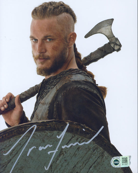 Travis Fimmel Signed 8x10 Photo - SWAU Authenticated