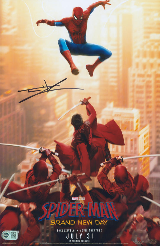 Tom Holland Signed 11x17 Photo - SWAU Authenticated