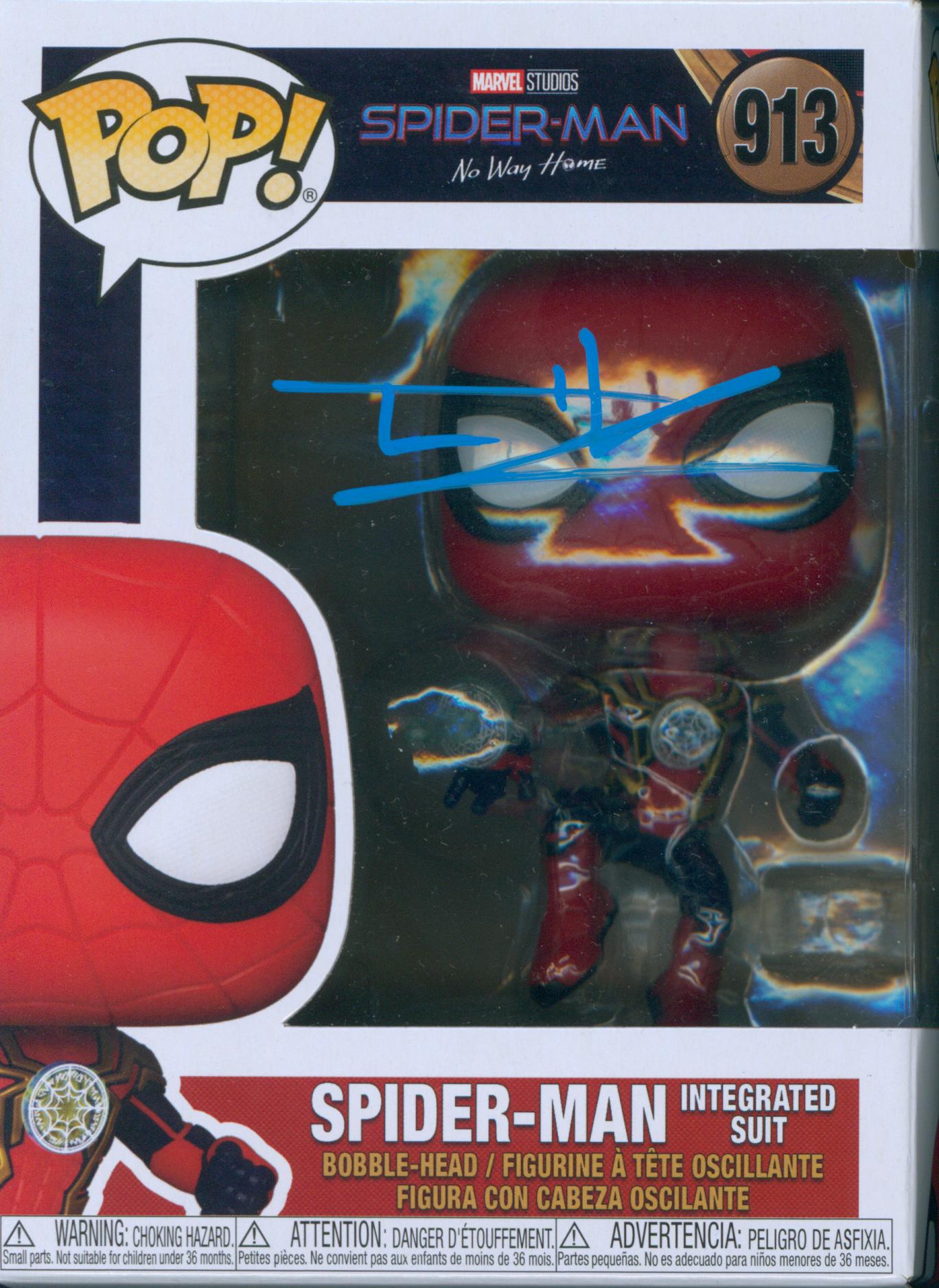 Tom Holland Signed Funko POP! - SWAU Authenticated - SWAU