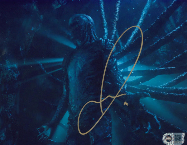 Jamie Campbell Bower Vecna Autograph 8x10, Gold Ink | SWAU