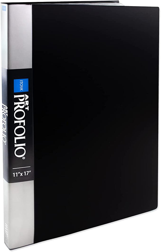 11X17 Binder - Black Art Portfolio Folder, 24-Pocket, Archival