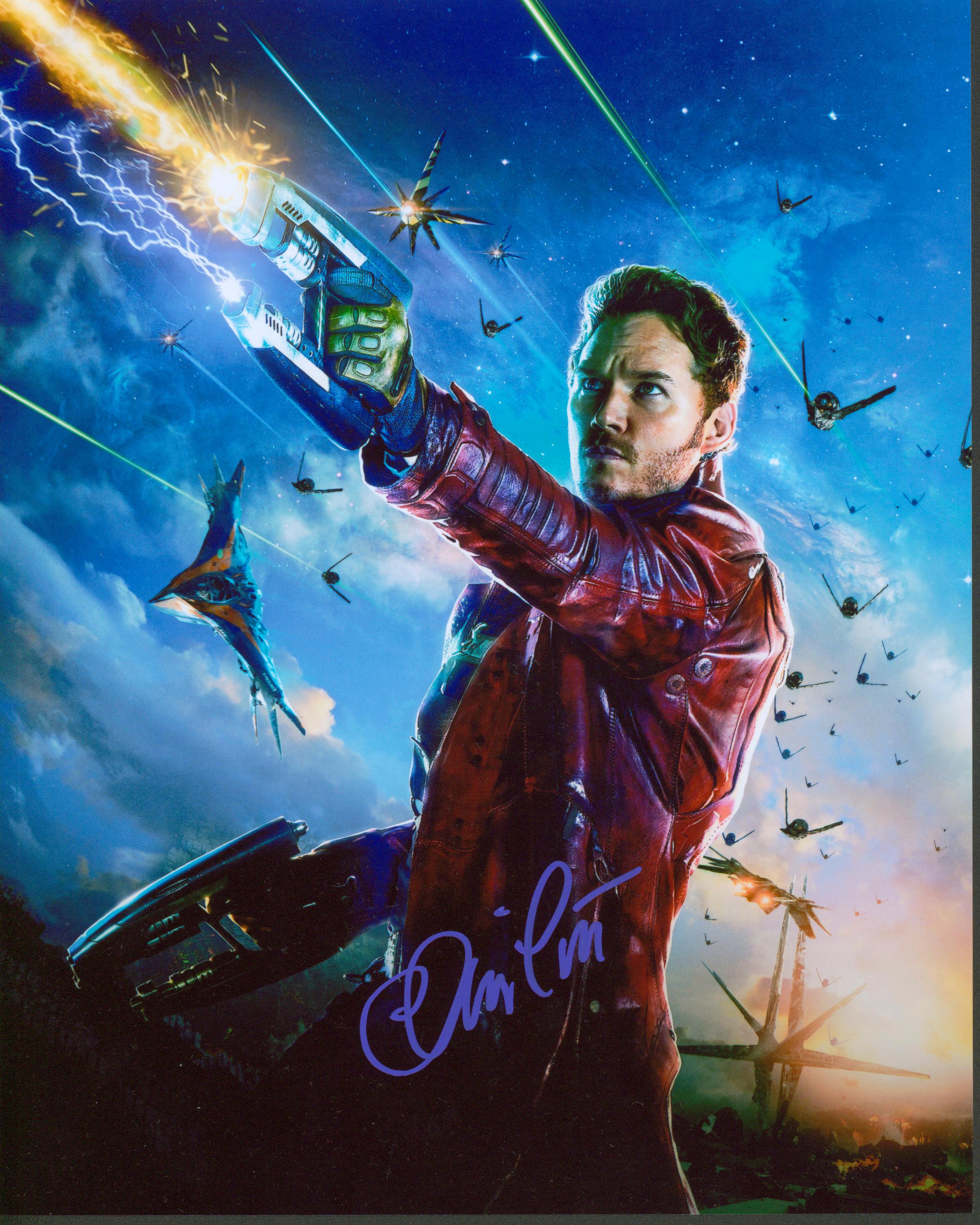 Chris Pratt Signed 11x14 Photo - SWAU Authenticated - SWAU