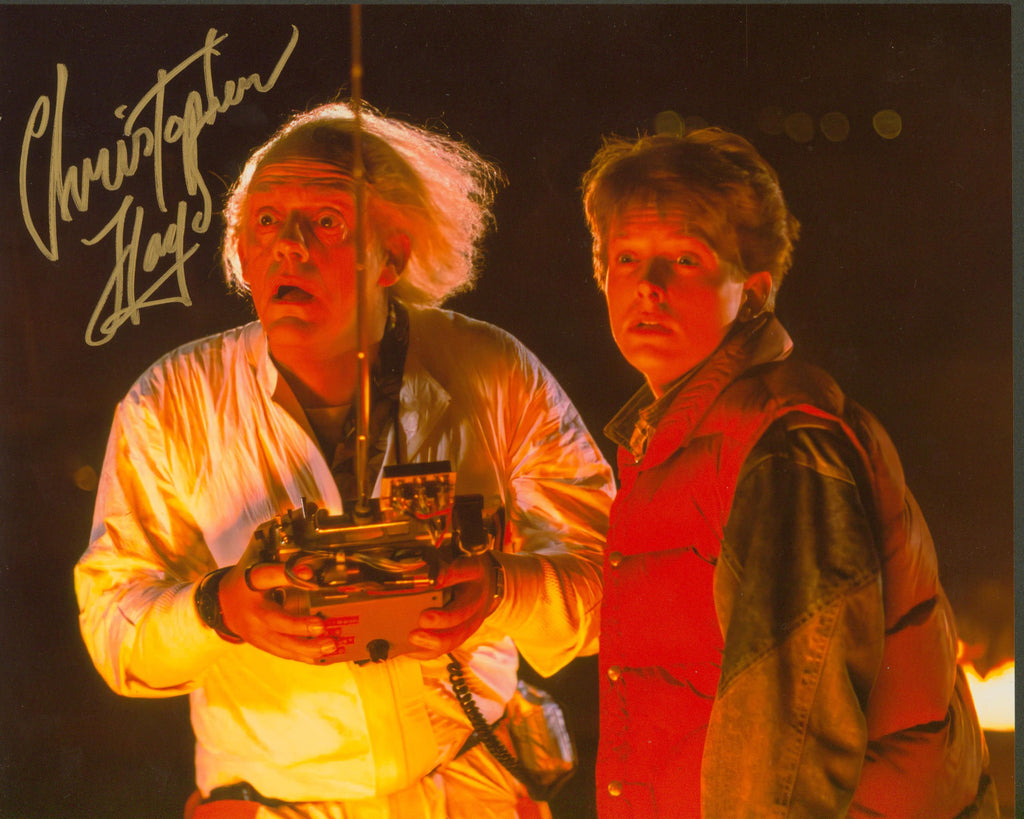Christopher Lloyd Signed 11x14 Photo - SWAU Authenticated
