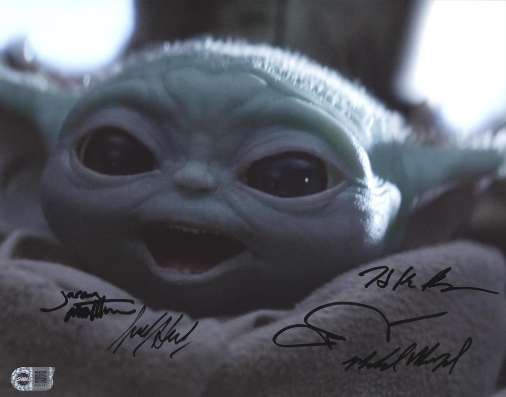 Legacy Effects Grogu Team Signed 11x14 Photo - SWAU Authenticated