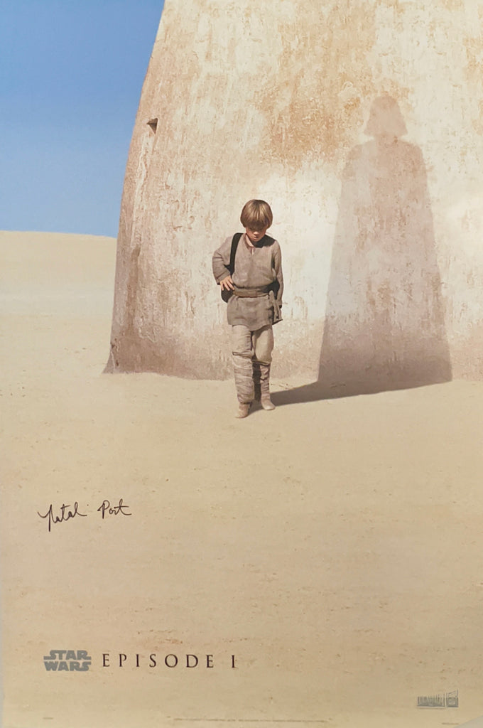 Natalie Portman Signed Star Wars: Episode I Poster - SWAU Authenticated