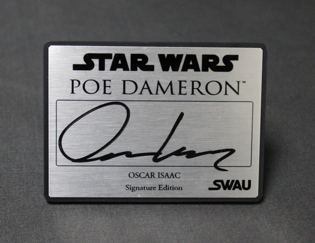 Oscar Isaac Signed Plaque - SWAU Authenticated