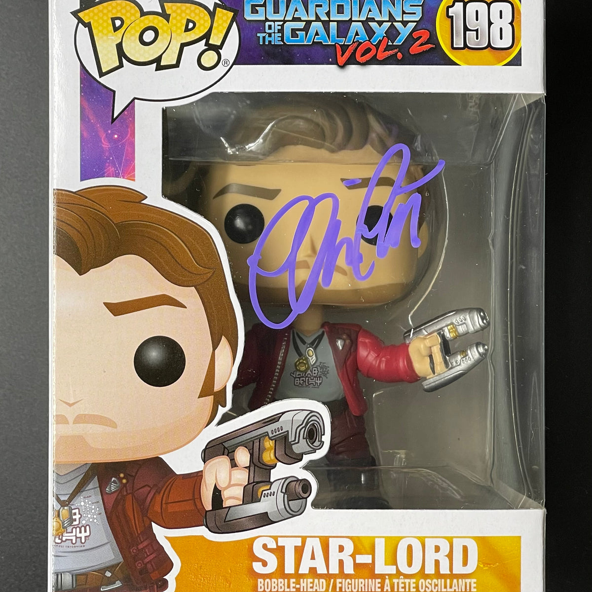 クリス・プラット　直筆サイン入りFunko Pop Chris Pratt Signed Funko POP! - SWAU Authenticated