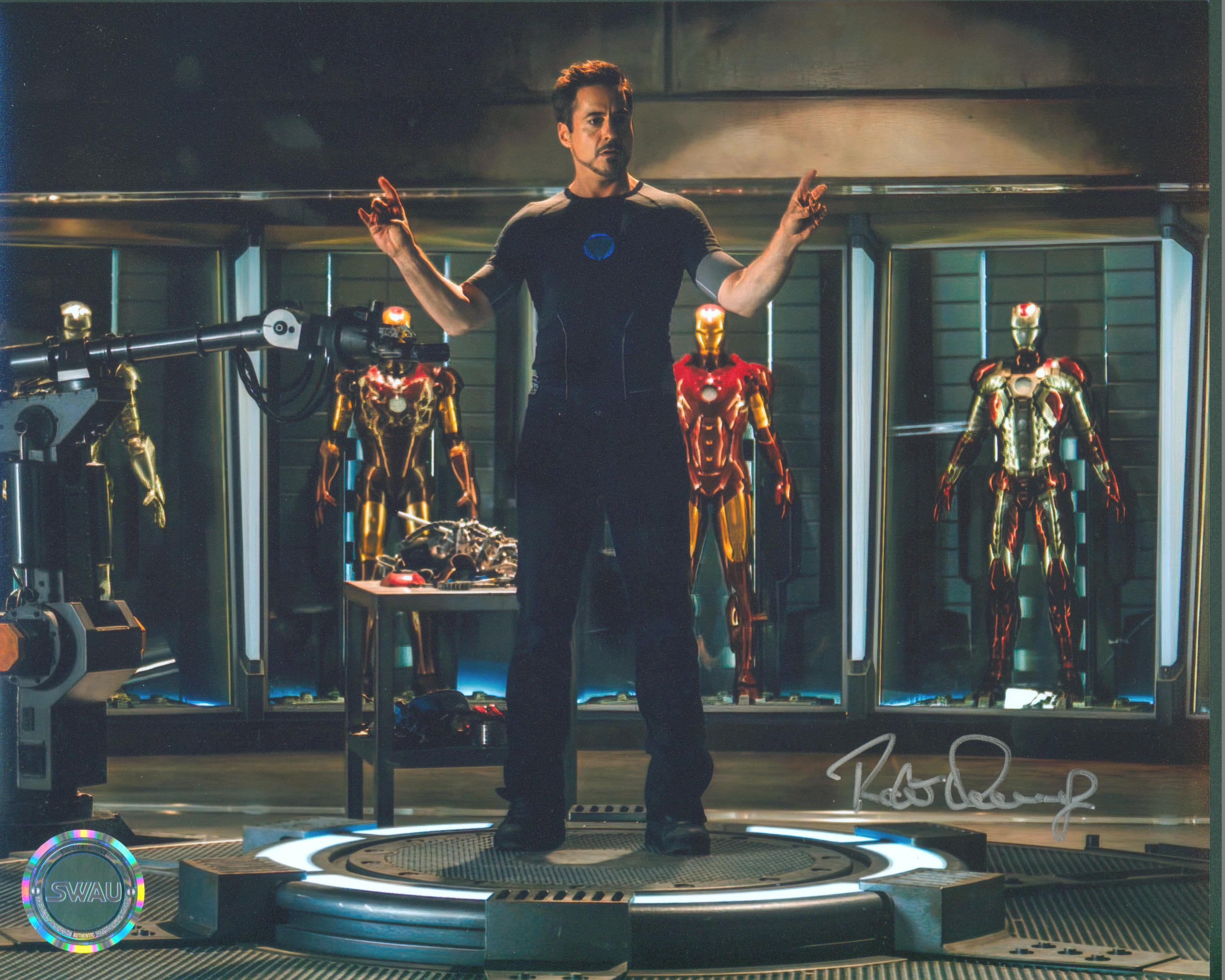 ロバートダウニーJr 直筆サイン オートグラフ 8×10インチ SWAU