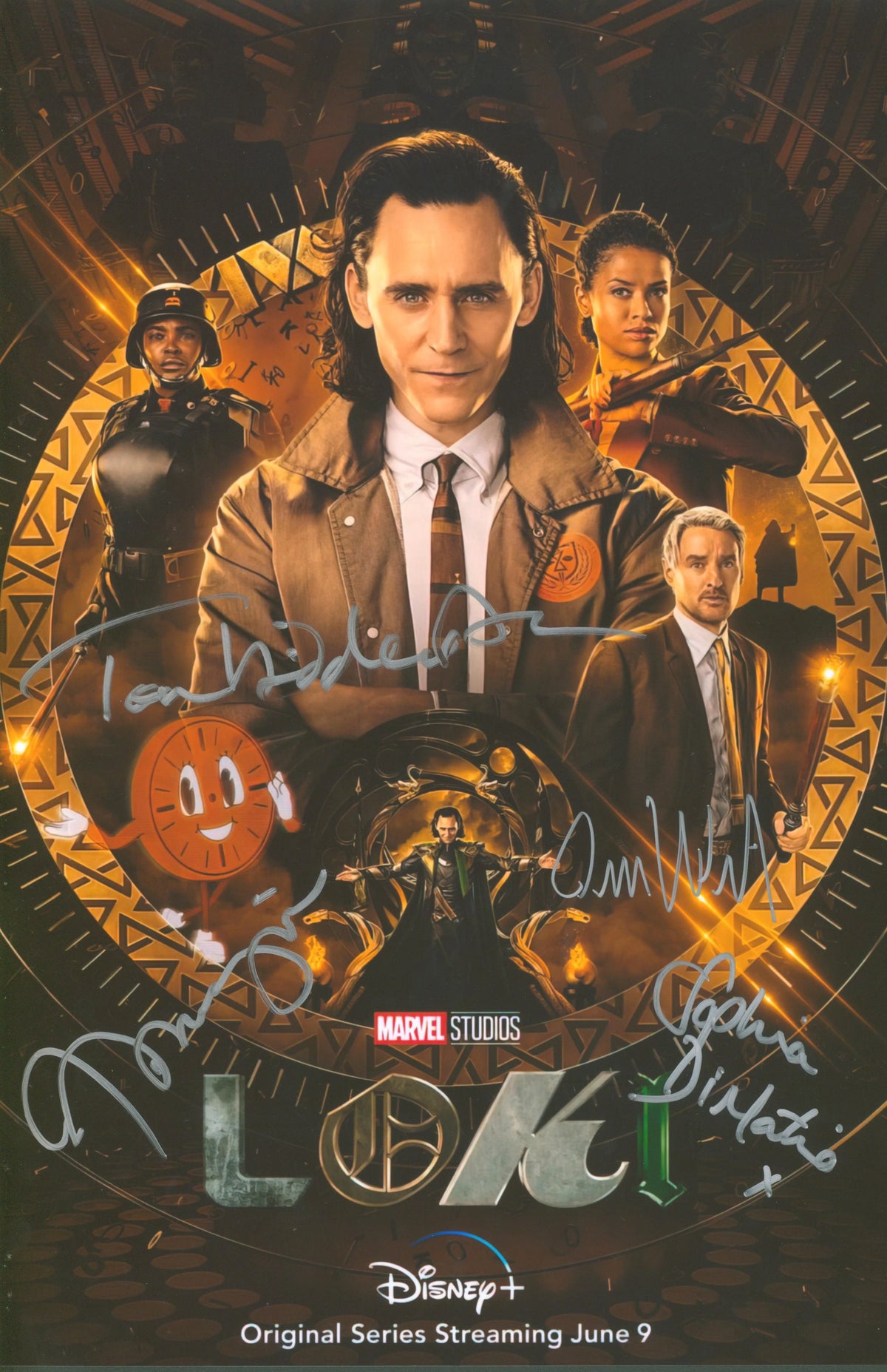 Loki Cast Signed 11x17 Photo - SWAU Authenticated | SWAU