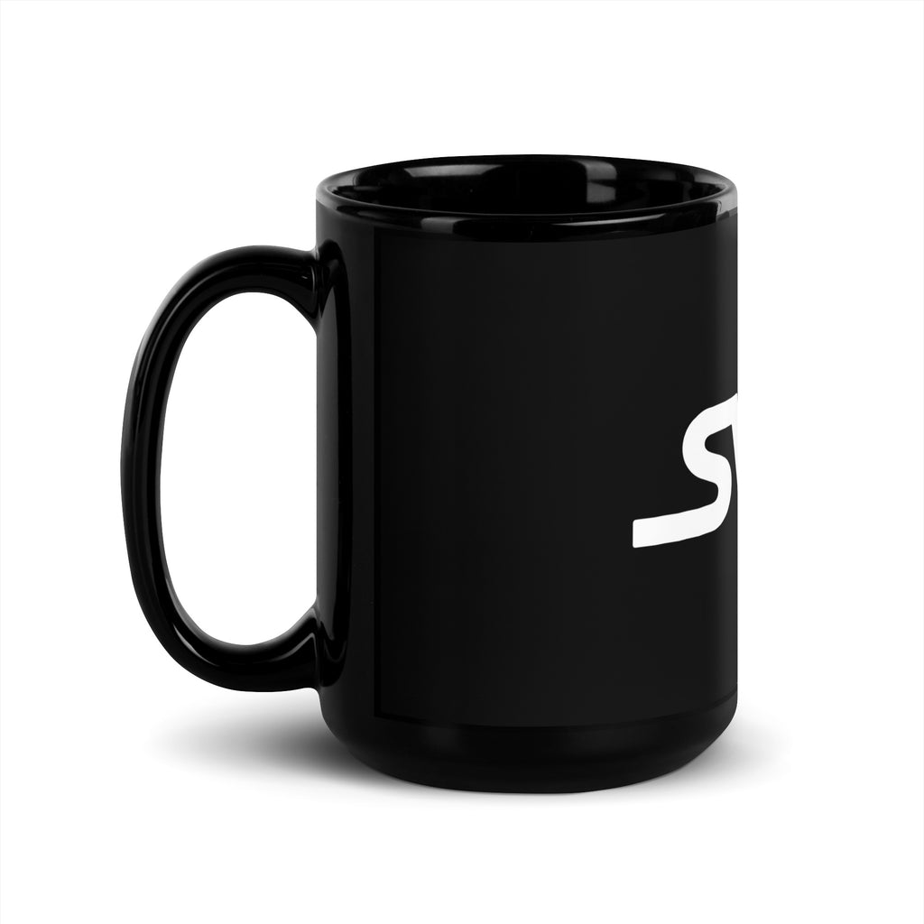 SWAU Black Ceramic Mug